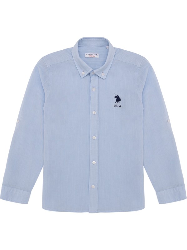 U.S. Polo Assn. Erkek Çocuk Açık Mavi Gömlek 50254327-VR003