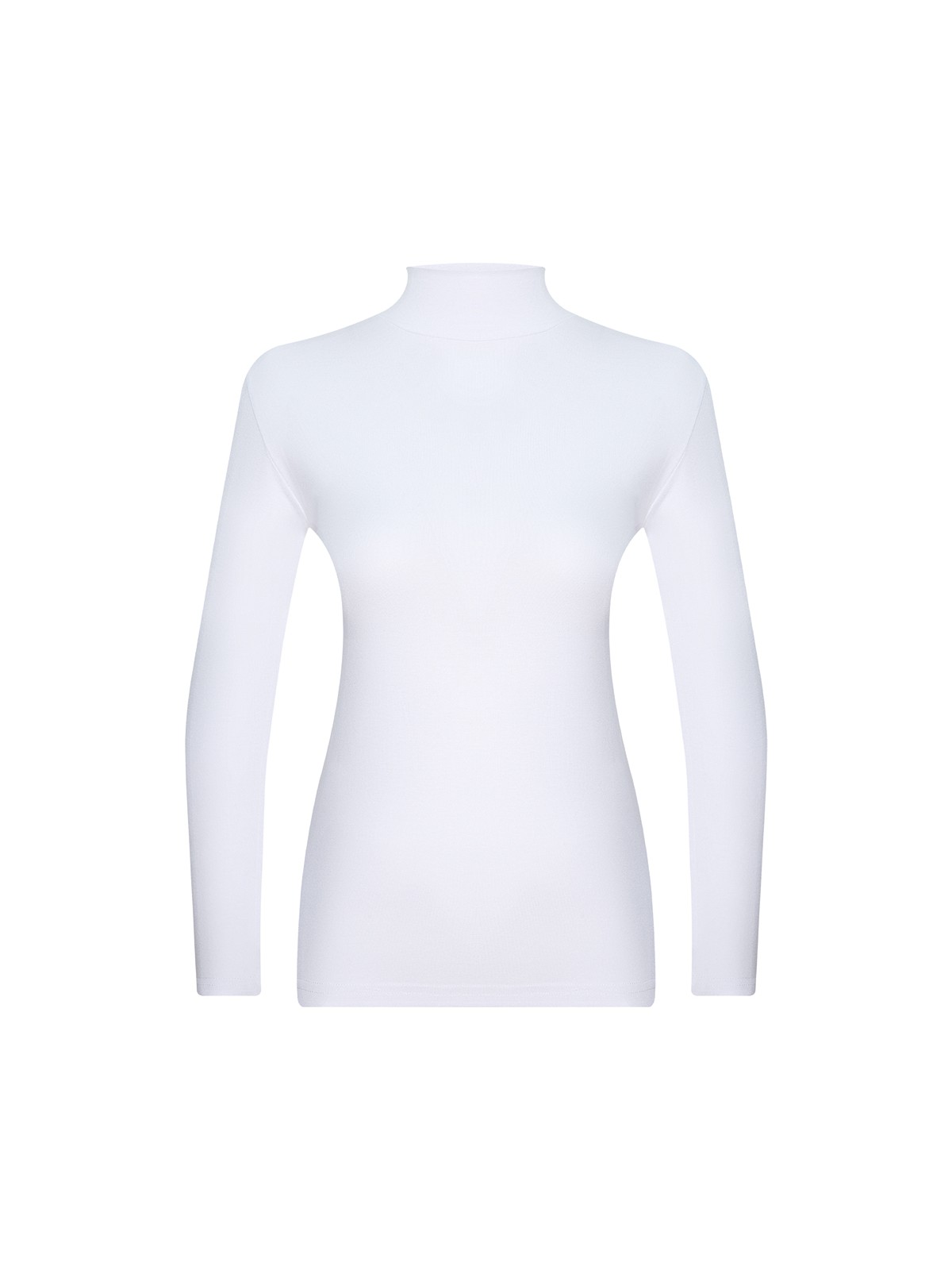 Missan Siyah Yarım Balıkçı Yaka Uzun Kol Basic Viscon Badi - Görsel 3