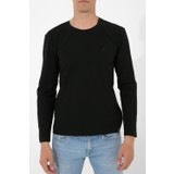 Adam Boxes O Yaka Uzun Kollu Erkek T-Shirt N-Dolargo Lacivert