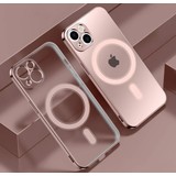 Madepazar Apple iPhone 13 Uyumlu Kılıf Magsafe Wireles Şarj Özellikli Şeffaf Kapak