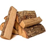 15 kg Şömine Odunu Meşe Odunu Hakiki Şöminelik Meşe Odunu (Çıra Hediyeli)