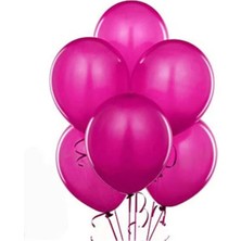 Çıtı Pıtı Store Fuşya Pastel Renk Balon 10 Lu
