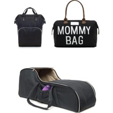 Lui Tasarım Anne Bebek Bakım Sırt Çantası, Portbebe ve Mommy Bag Anne Bebek Çantası