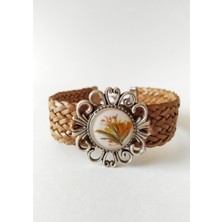 Halley Concept Özel El Yapımı Çiçek Tasarım Reçine Kadın Bileklik