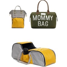 Lui Tasarım Anne Bebek Bakım Sırt Çantası, Portbebe ve Mommy Bag Anne Bebek Çantası