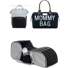 Lui Tasarım Anne Bebek Bakım Sırt Çantası, Portbebe ve Mommy Bag Anne Bebek Çantası