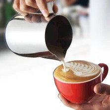 Xhltd 600ML Paslanmaz Çelik Süt Kiralama Sürahi Espresso Kahve Tencere Kupa Sürahi Barista Zanaat Kahve Cappuccino Bardak Latte Pot Mutfak Aracı | Kahve Kapları (Yurt Dışından)