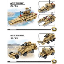 Xhltd Modern Askeri 8in1 Tekerlekli Tank Yapı Taşı Fighter Zırhlı Araba Füze Madeni Imha Araç Tuğla Oyuncak | Bloklar (Yurt Dışından)