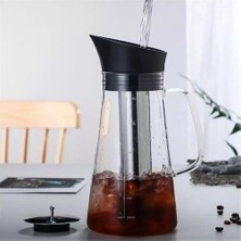 Xhltd Cam Kahve Makinesi Hot soğuk Çift Fonksiyonlu Kahve Makinesi Soğuk Ekstresi Buz Brewed Su Şişesi Paslanmaz Filtre Cezve | Kahve Kapları (Yurt Dışından)