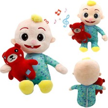 Xhltd Cocomelon Jj Boy Hug Ayı Müzikal Peluş Oyuncak - Renkli (Yurt Dışından)