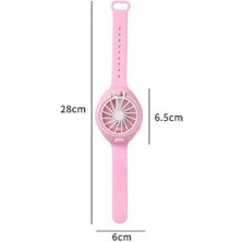 Xhltd USB Mini Şarj Izle Fan (Pembe) (Yurt Dışından)