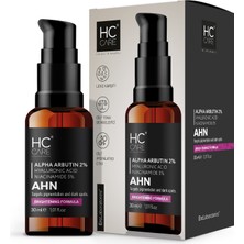 HC Care Alpha Arbutin %2, Hyaluronic Acid, Niacinamide %5 Serum, Leke Karşıtı ve Aydınlatıcı - 30 ml