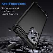 Microcase Xiaomi Redmi Note 11T PRO-11T Pro Plus-Poco X4 Gt Brushed Carbon Fiber Silikon Kılı -Siyah