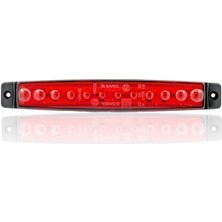 Sanel 12 Ledli 3'lü Set Parmak LED 24V Kırmızı SBC24R12-3