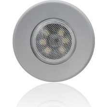 Sanel 24V 6 Ledli 1,2 Watt Power Spot Klips Montaj Beyaz SSPD24W6G