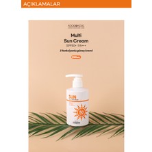 Foodaholic MULTİ SUN 250ML ADENOZİN İÇEREN YAPIŞKAN HİS BIRAKMAYAN LEKE KARŞITI SPF50 PA+++ UVA/UVB GÜNEŞ KREMİ