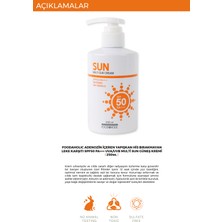 Foodaholic MULTİ SUN 250ML ADENOZİN İÇEREN YAPIŞKAN HİS BIRAKMAYAN LEKE KARŞITI SPF50 PA+++ UVA/UVB GÜNEŞ KREMİ