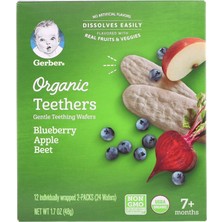 Gerber Organic Teethers Blueberry Apple Beet 48 Gr.