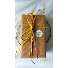 Çikoleyt Design Yapışkanlı Etiket - Thank You Beyaz (2,5 cm) 50 Adet