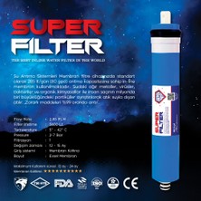 H-Max Süper Membranlı Açık Kasa Su Arıtma 8'li Filtre Seti - 0046