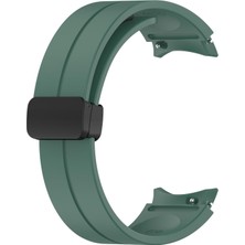 Microsonic Samsung Galaxy Watch 5 44MM Kordon Ribbon Line Yeşil