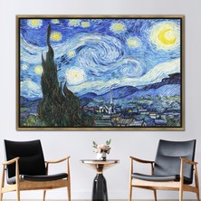 Kayra Export 1 Parça Gold Çerçeveli Kanvas Tablo Yağlı Boya Baskısı Üreme Duvar Süsü