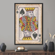 Kayra Export 1 Parça Siyah Çerçeveli Kanvas Tablo Oyun Odası Kanvas Poster Soyut Kanvas Baskı