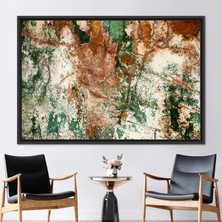 Kayra Export 1 Parça Siyah Çerçeveli Kanvas Tablo Vintage Duvar Duvar Süsü Modern Kanvas Çatı Katı Hediye Kanv