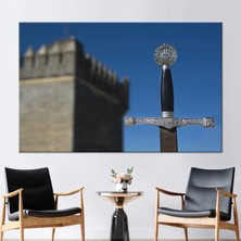 Kayra Export 1 Parça Kanvas Tablo Merlin Duvar Süsü Efsane Kılıç Kanvas Görüntüleme Sanat