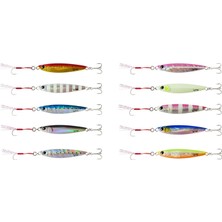 Lucky John Basara Jig Yem Slim 40GR - Chartreuse Orange