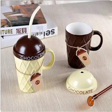 Hediye Biziz Kupa Mug Porselen Chocolate