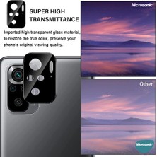 Microsonic Xiaomi Poco M5S Kamera Lens Koruma Camı V2 Siyah