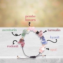 Boğa Burcu Doğal Taş Bileklik - Ayarlamalı