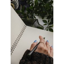 Co Notes  Sert Kapak Spiralli Noktalı Defter - Bullet Journal