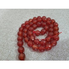 Hasyılmaz Karnelyan Cam Boncuk 8mm 47 Adet G-G882-8MM-A03