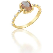 By Golden House Topaz Taşlı Yüzük