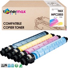 tonermax Ricoh MPC2003 Renkli Muadil Toner Set / MPC2503 / MPC2004 / MPC2504