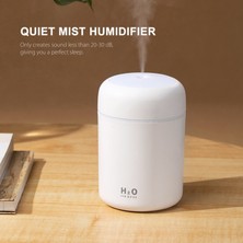 Oalyip White USB Colorful Cup Humidifier Car Humidifier 300ML (Yurt Dışından)