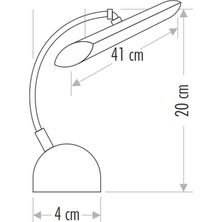 Viralighting Cata 7W Ledli Kuğu Aplik CT-5212