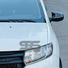 STS Oto Aksesuar Dacia Lodgy Batman Yarasa Ayna Kapak, Parlak Siyah, 2012 2021, Piano Black Lodgy Yarasa Ayna Kapağı Lodgy Ayna Kapak