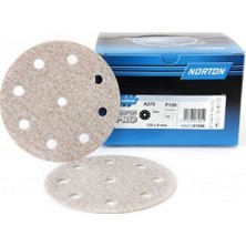 Norton 7 Delik Cırtlı Zımpara A275 150 X 14 Mm