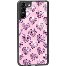 Spoyi Samsung Galaxy S-21 Plus Diamond Tasarımlı Glossy Telefon Kılıfı