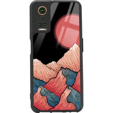 Spoyi General Mobile Gm 22 Pro Dağ Güneş Tasarımlı Glossy Telefon Kılıfı