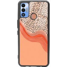 Spoyi Tecno Spark 7t Nude Benekli Tasarımlı Glossy Telefon Kılıfı
