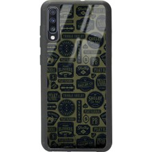 Spoyi Samsung Galaxy A70 Peaky Blinders Duvar Kağıdı Tasarımlı Glossy Telefon Kılıfı