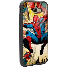 Spoyi Samsung Galaxy A7 (2017) Spider-Man Örümcek Adam Tasarımlı Glossy Telefon Kılıfı