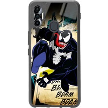 Spoyi Tecno Spark 7 Pro Venom Tasarımlı Glossy Telefon Kılıfı