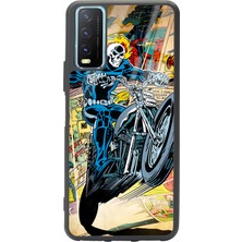 Spoyi Vivo Y20 Hayalet Sürücü Tasarımlı Glossy Telefon Kılıfı