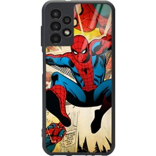 Spoyi Samsung Galaxy A-13 Spider-Man Örümcek Adam Tasarımlı Glossy Telefon Kılıfı