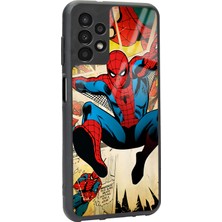 Spoyi Samsung Galaxy A-13 Spider-Man Örümcek Adam Tasarımlı Glossy Telefon Kılıfı